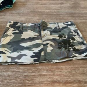 Camo mini skirt by roxy